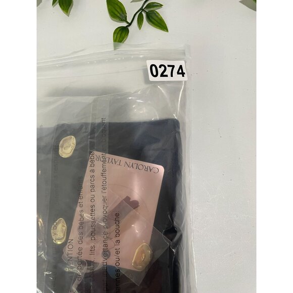 Carolyn Taylor Navy Sleeveless Vest XL With Gold Buttons 75%Rayon&25% Polyester - Picture 10 of 10